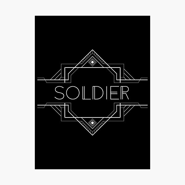 Item preview, Soldier Character Class Futuristic Tabletop RPG Gaming designed and sold by pixeptional.
