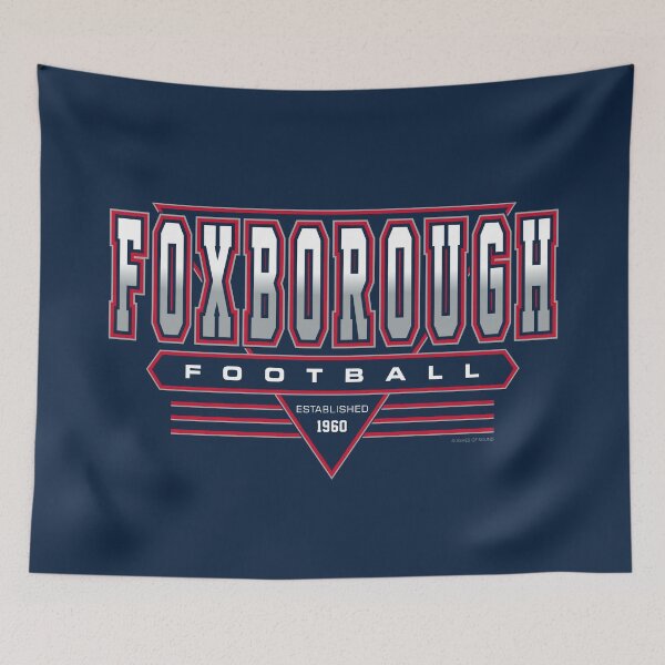 Item preview, Foxborough, New England Football Retro, Vintage Patriots Inspired 90s Throwback designed and sold by Ashes of Sound.