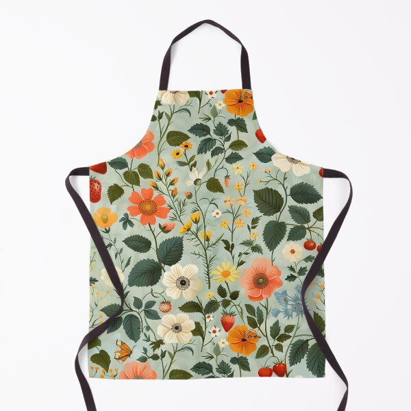 Artikelvorschau, Schöne Blumen Blumenmuster Erdbeere Schmetterling entworfen und verkauft von victorsuarez.