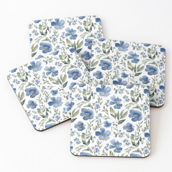 Item preview, Cute Little Blue Flowers  designed and sold by StoreDeda.