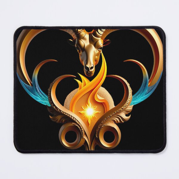 Item preview, Aries Heart with Burning Flame designed and sold by TechnoWhimsy.