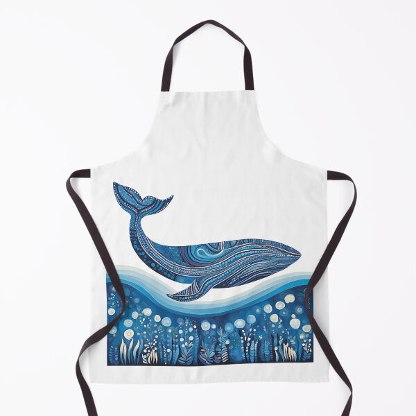 Item preview, Abstract Aboriginal Art Inspired Marine Whale  designed and sold by inknships.