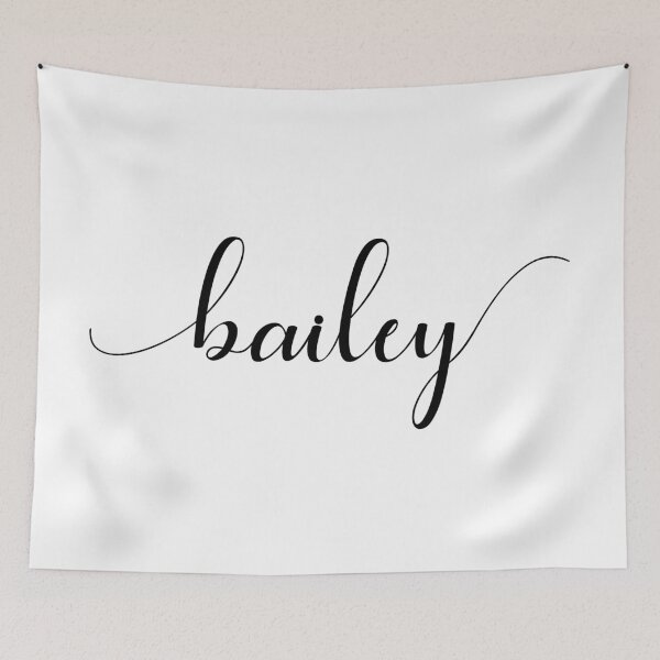 Item preview, Bailey - Custom name on delicate black cursive font designed and sold by To the Lua.