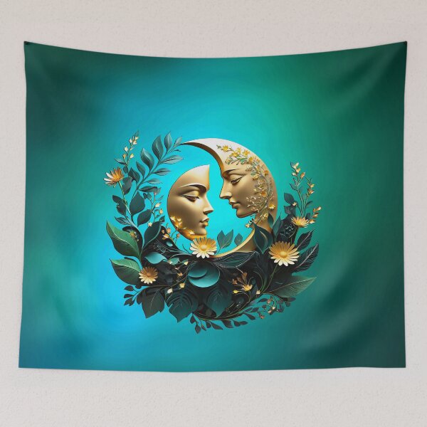 Item preview, Two crescent moons  designed and sold by nicky2342.