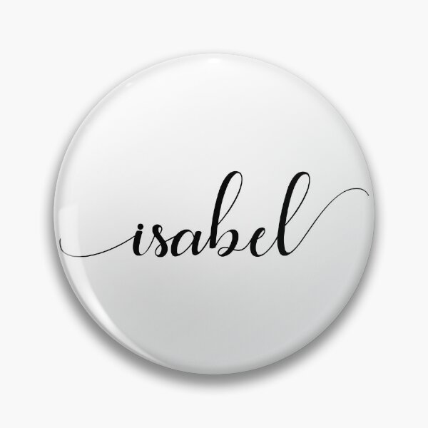 Item preview, Isabel - Custom name on delicate black cursive font designed and sold by To the Lua.