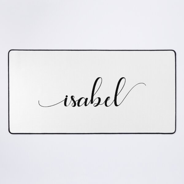 Item preview, Isabel - Custom name on delicate black cursive font designed and sold by To the Lua.