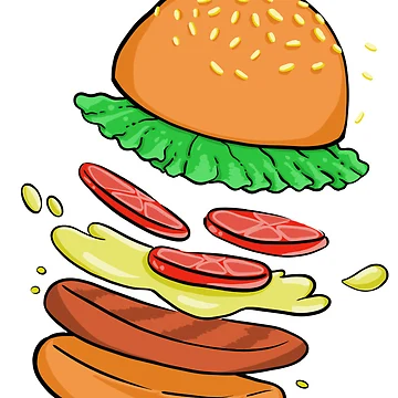 Artwork thumbnail, Burger Stack by Tinta .co
