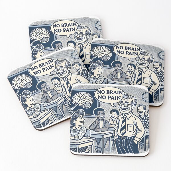 Item preview, No Brain, No Pain designed and sold by TeddVentures.