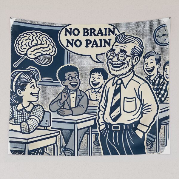 Item preview, No Brain, No Pain designed and sold by TeddVentures.