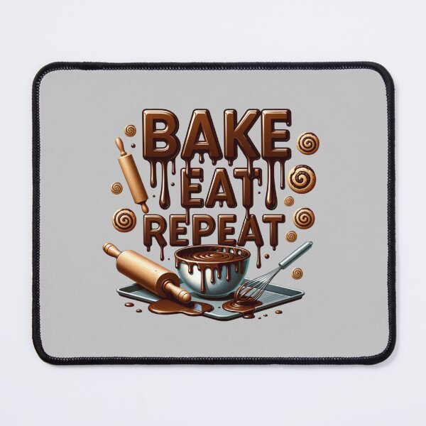 Item preview, Bake Eat Repeat Baking Cooking designed and sold by sparsonboutique.