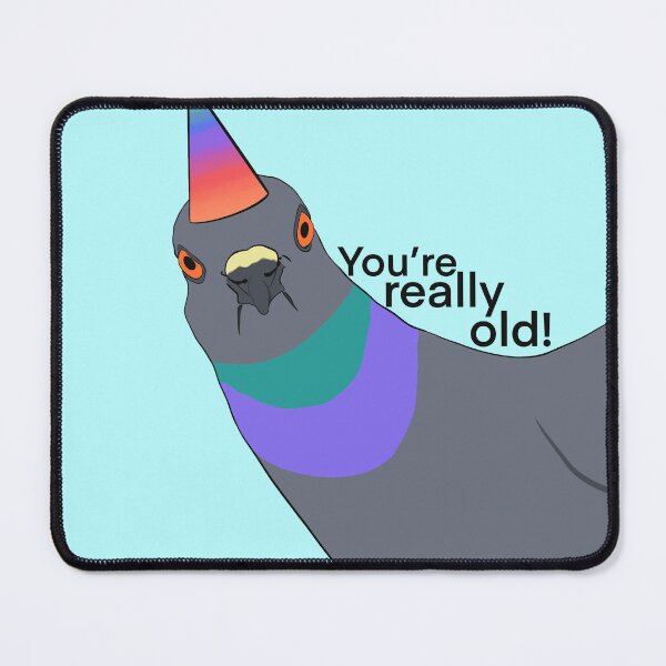 Item preview, Randy the Judgemental Pigeon Birthday Wishes old designed and sold by ShannonDoodles.