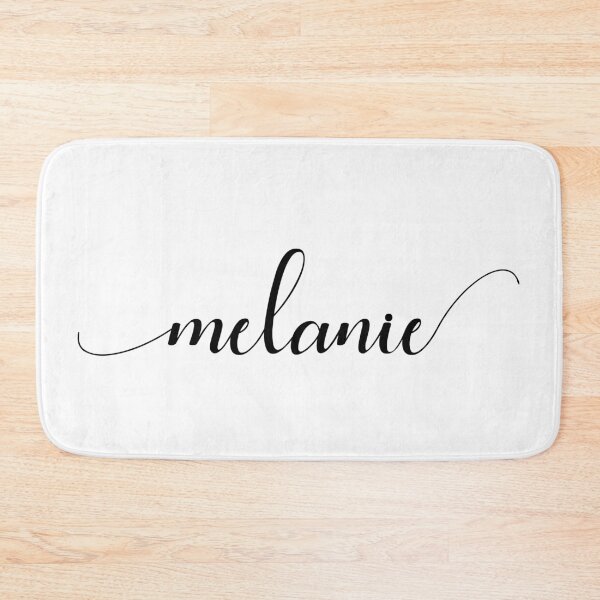 Item preview, Melanie - Custom name on delicate black cursive font designed and sold by To the Lua.