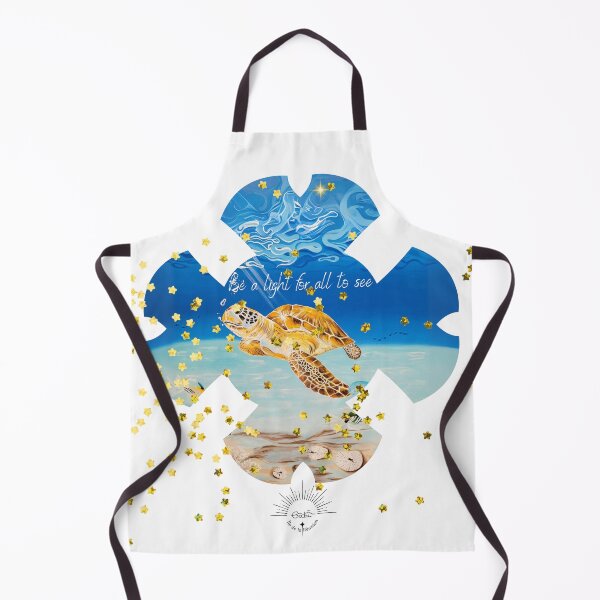 Item preview, Be a light for all to see, sea turtle in the lagoon designed and sold by GabiVitryArt.