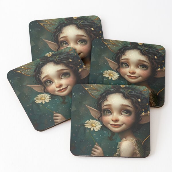 Item preview, Enchanted Fairy with Daisy designed and sold by Magical Art Store.