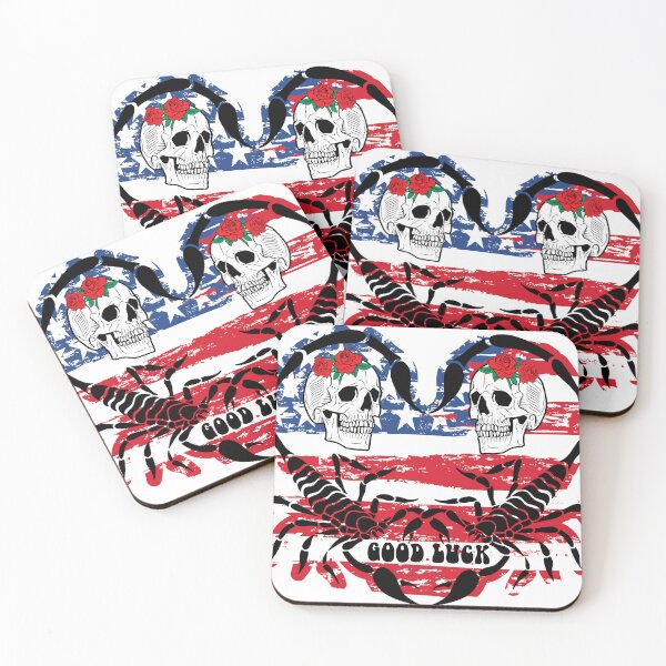 Item preview, Scorpion - Good Luck - american flag  designed and sold by PMSNshop.