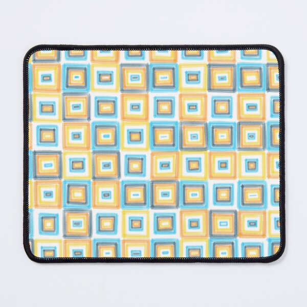 Item preview, AroAce Pride Flag Modern Art Sunset Orange Yellow Blue designed and sold by JoyfulJen.