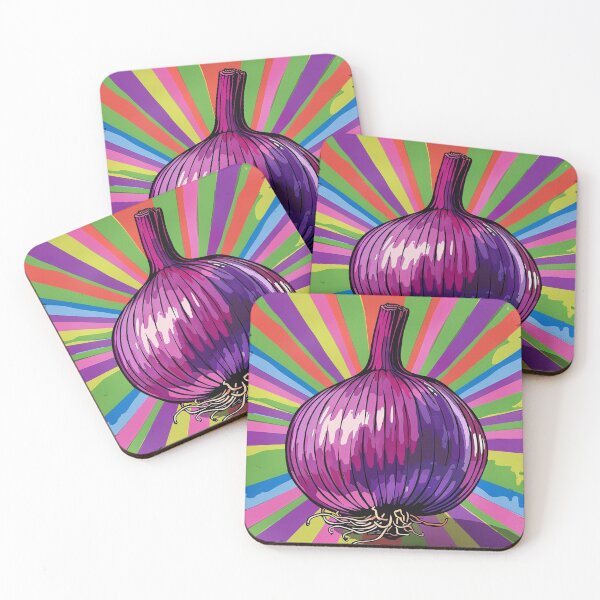 Item preview, Red Onion Pop Art 2 designed and sold by AstroRisq.
