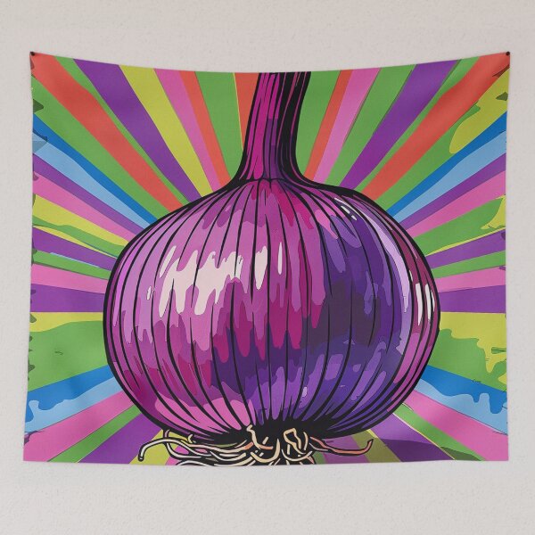 Item preview, Red Onion Pop Art 2 designed and sold by AstroRisq.