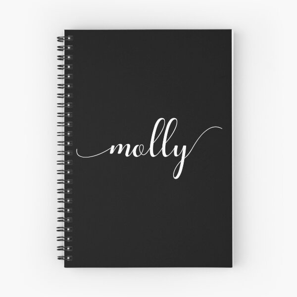 Item preview, Molly: nombre personalizado en delicada fuente cursiva negra designed and sold by To the Lua.
