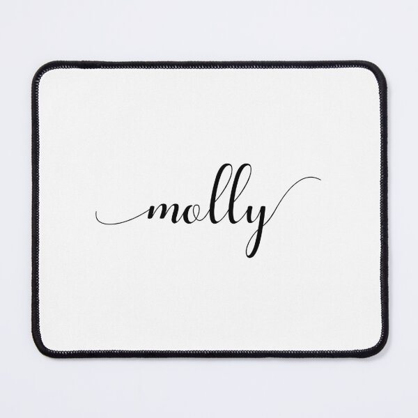 Item preview, Molly - Custom name on delicate black cursive font designed and sold by To the Lua.