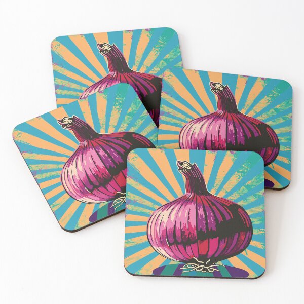 Item preview, Red Onion Pop Art 3 designed and sold by AstroRisq.