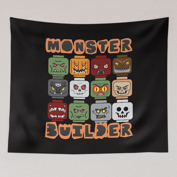 Item preview, Halloween Building Bricks Monster Builder  designed and sold by BeansHotTees.