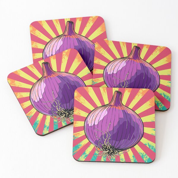 Item preview, Red Onion Pop Art 4 designed and sold by AstroRisq.