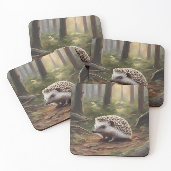 Item preview, Hedgehog in Forest designed and sold by CalmnessbyChoice.