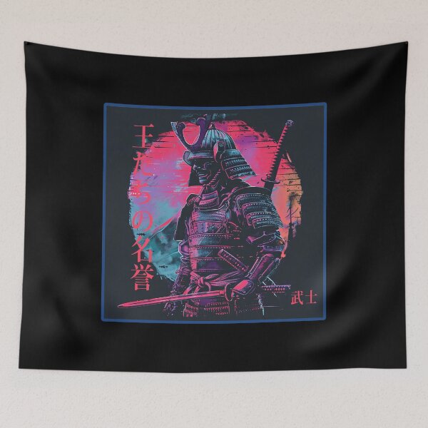 Item preview, Japanese Samurai Synthwave - Honor of the King designed and sold by SamuraiSwords.