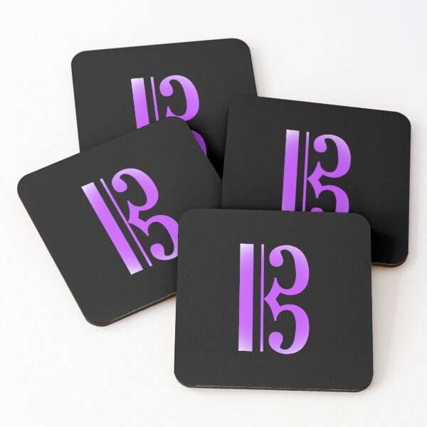 Item preview, Music Alto Tenor Clef Purple designed and sold by artdesignbysam.