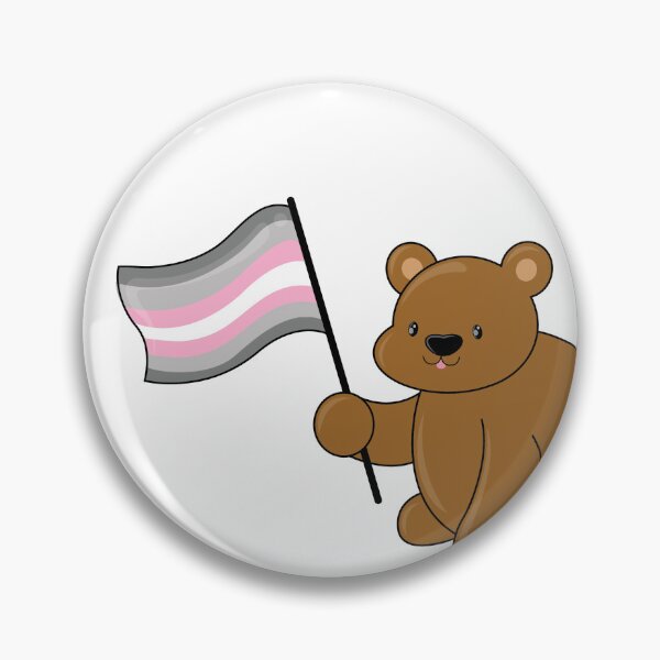 Item preview, Pride Bear (Demigirl Flag) designed and sold by Rustmm.