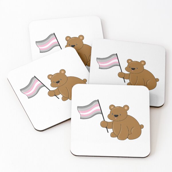 Item preview, Pride Bear (Demigirl Flag) designed and sold by Rustmm.