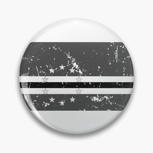 Item preview, Cabo verde black and white national flag grayscale designed and sold by Starstacks.