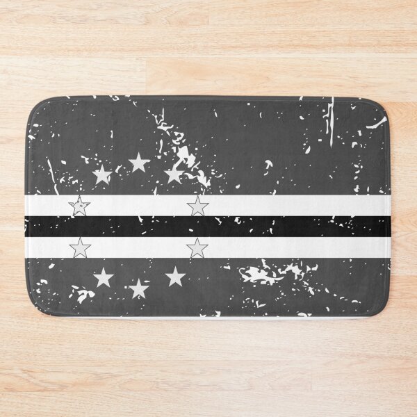 Item preview, Cabo verde black and white national flag grayscale designed and sold by Starstacks.