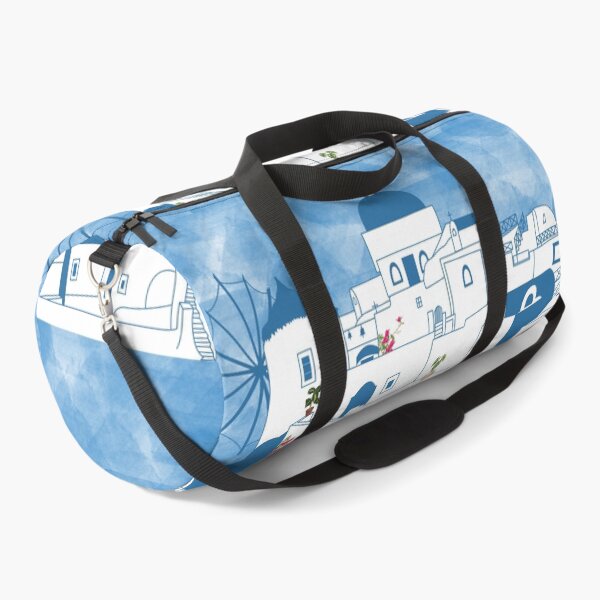 Item preview, Greek Island Greece Oia Blue & White Illustration designed and sold by idovedesign.