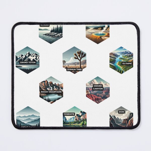 Item preview, National Parks: Top Ten Sticker Pack designed and sold by MariePage24.