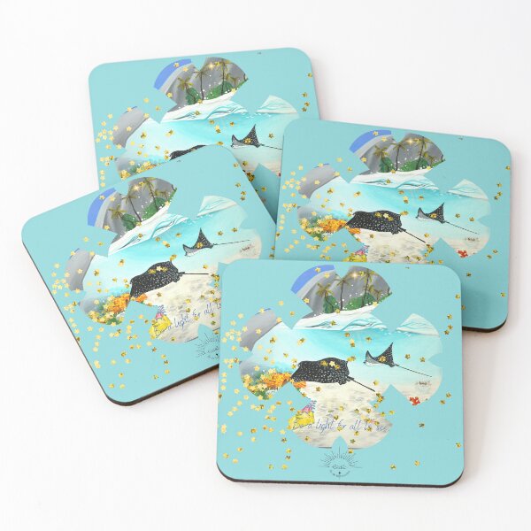 Item preview, Be a light for all to see, rays in the lagoon designed and sold by GabiVitryArt.