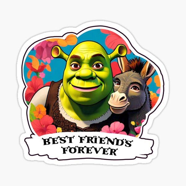 Item preview, Shrek and Donkey Best Friends Forever designed and sold by alllyxispace.