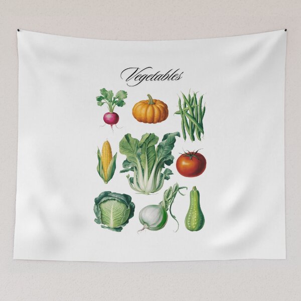 Item preview, Vegetable Illustration designed and sold by OneLastWish.