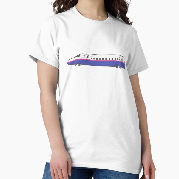 Vista previa del artículo con la obra «E2 Shinkansen (perfil lateral)», diseñado y vendido por baritonusax.