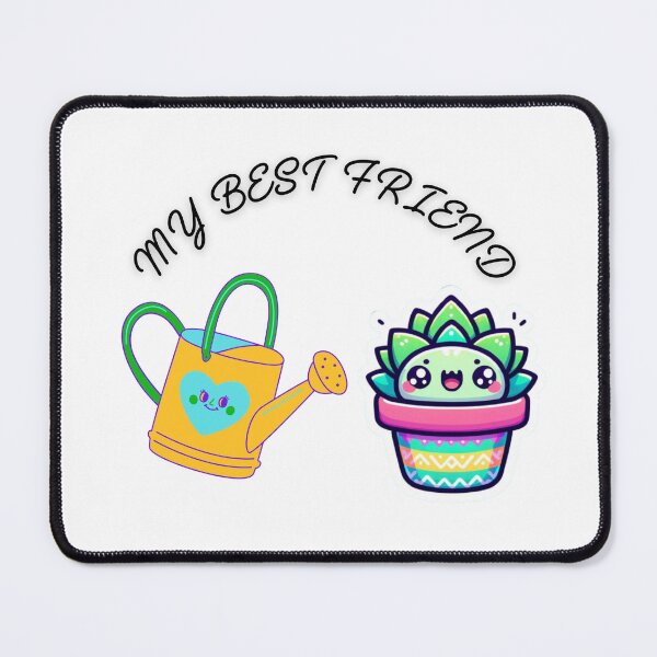 Item preview, FLOWER AND WATERING CAN MY BEST FRIEND designed and sold by lunacoco81.
