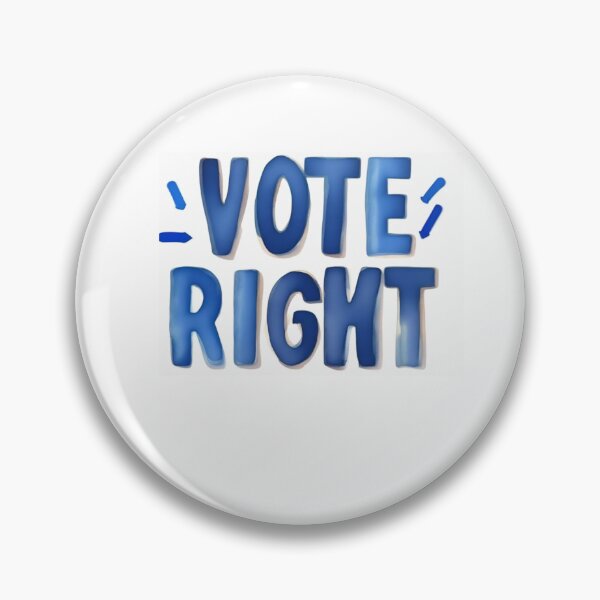 Item preview, Vote right vote blue watercolor painting designed and sold by AKRE R.