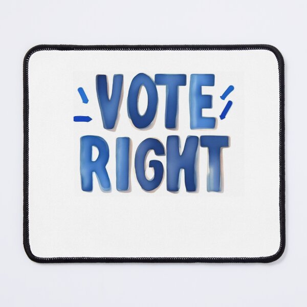 Item preview, Vote right vote blue watercolor painting designed and sold by AKRE R.