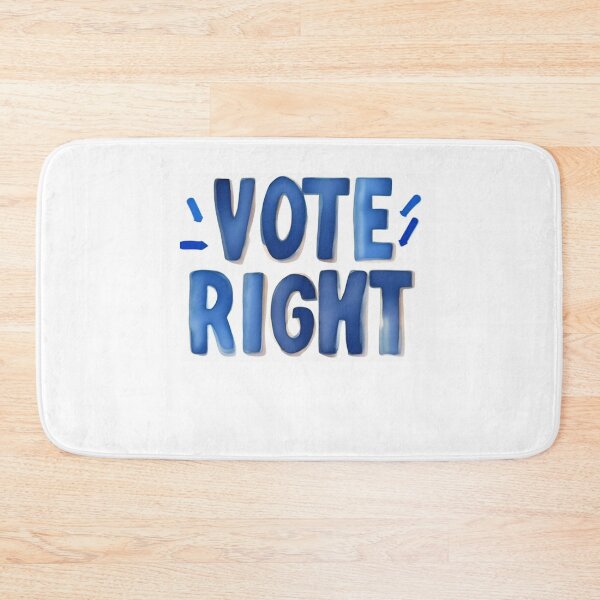 Item preview, Vote right vote blue watercolor painting designed and sold by AKRE R.