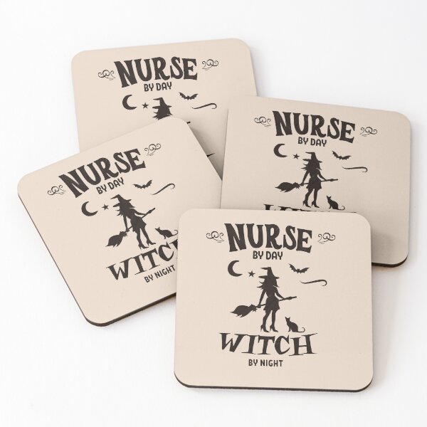 Item preview, Nurse By Day Witch By Night, Halloween Nurse Design designed and sold by CrazyInk23.