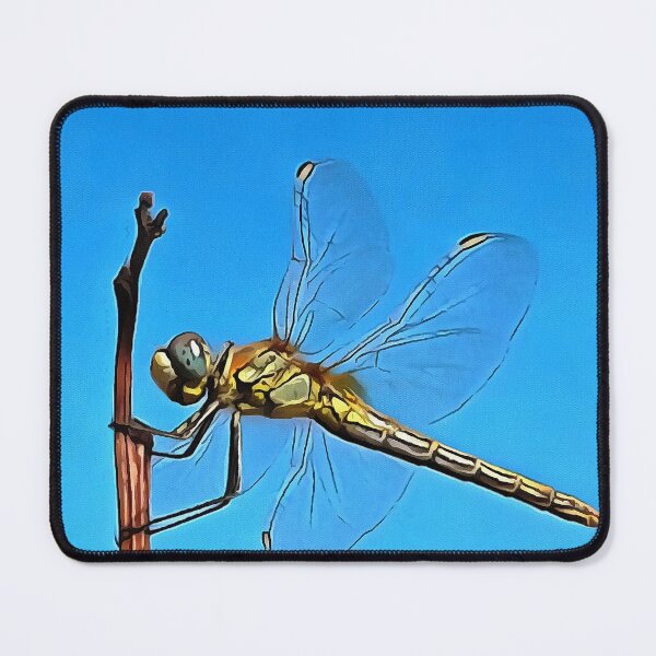 Item preview, Hang On Artistic Dragonfly Against Cerulean Blue designed and sold by taiche.