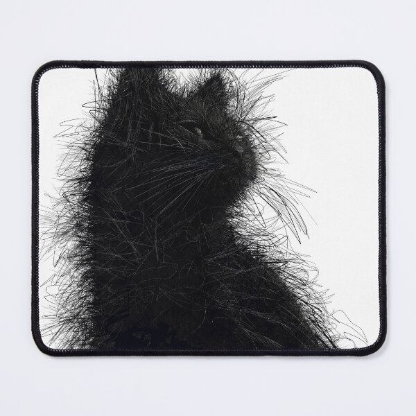 Item preview, Night Muse - Artistic Cat Illustration designed and sold by Rocky Mountain Artistry.