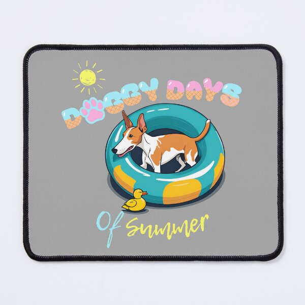 Item preview, Doggy Days of summer aesthetic summer vacation podenco ibicenco dog in a swimming ring  designed and sold by GoodyPaws.