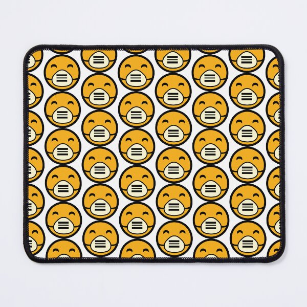Item preview, Yellow emoji wearing a mask designed and sold by WwsNttb.
