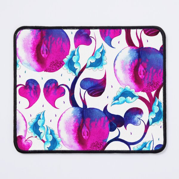 Item preview, Watercolor apples, blue-pink on a white background designed and sold by Alex  Blud.
